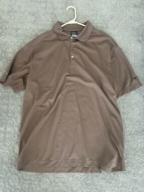 Men’s extra large Nike golf shirt brown dry fit